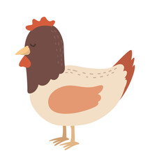 hen farm animal