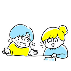 計画を立てる会議が難航している様子