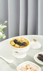 Buddha Jumping Over the Wall,Fotiaoqiang,Steamed Assorted Meats in Chinese Casserole,Fujian Famous Dishes,Chinese Food