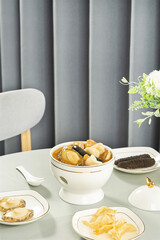 Buddha Jumping Over the Wall,Fotiaoqiang,Steamed Assorted Meats in Chinese Casserole,Fujian Famous Dishes,Chinese Food