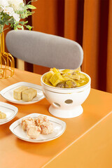 Buddha Jumping Over the Wall,Fotiaoqiang,Steamed Assorted Meats in Chinese Casserole,Fujian Famous Dishes,Chinese Food