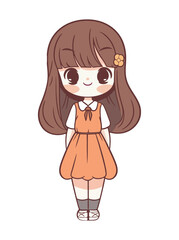 beautiful chibi girl