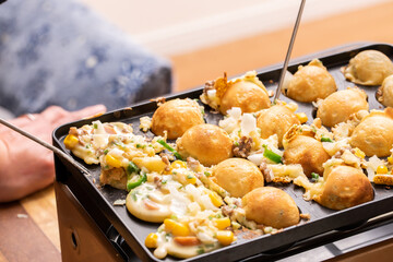 タコ焼きパーティー　Japan