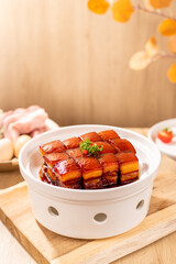 dongpo braised pork,Pork Adobo or Adobong Baboy is sichuhan cuisine dish with braised pork...