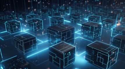 Futuristic technological background3D rendering,3D rendering of abstract technology concept. Futuristic cyberspace background,Abstract 3d rendering of data processing. Futuristic technol.Generative Ai