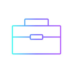 Work Business and office icon with blue duotone style. job, manager, leader, workplace, career, employee, worker. Vector illustration