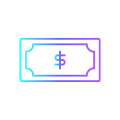 Credit Business and office icon with blue duotone style. finance, bank, payment, dollar, card, pay, investment. Vector illustration
