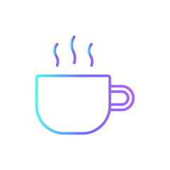 Coffe Break Business people icon with blue duotone style. drink, espresso, coffee, cup, cappuccino, hot, beverage. Vector illustration