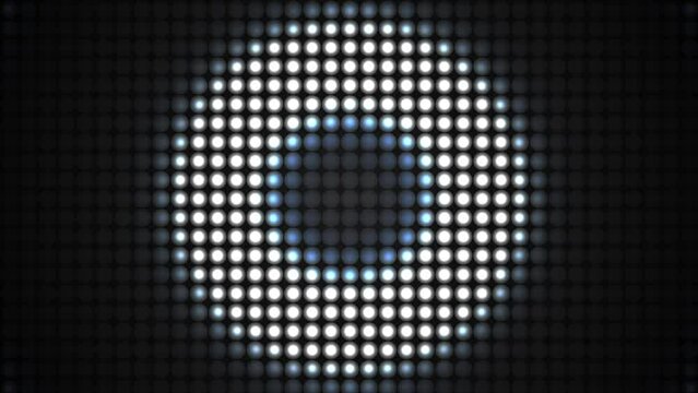 電光掲示板 ドット リング光　リピート BG11_01