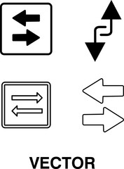 Transfer Icon set vector illustration on white background..eps