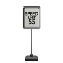 Speed limit 55 roadsign