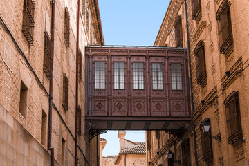 Real Colegio elevated passageway in Toledo Spain