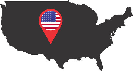 USA pin map location 2023040806