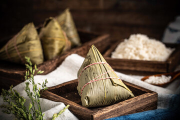 zongzi, rice dumplings, Chinese food, specialty, glutinous rice