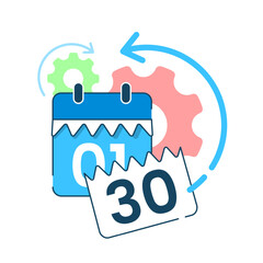 Always Adapt and Pivot in Changing Times concept illustration flat design vector eps10. modern graphic element for presentation, infographic, icon