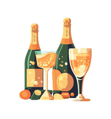 Champagne symbolizes luxury and celebration