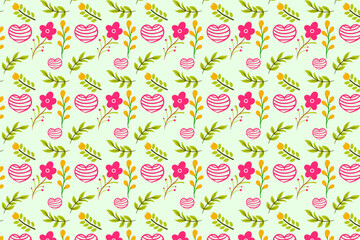 Foliage Cute feminine Abstract Flowers Seamless Patterns Backgrounds