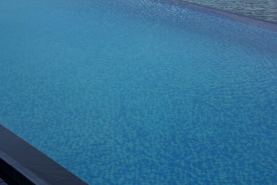 Close Up Swimming Pool Water Surface