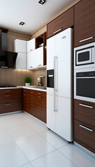 Fototapeta premium modern kitchen interior