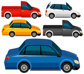 Various Cars Vector Collection