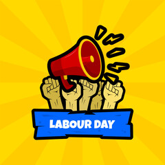 Labour Day Design Illustration, Happy International May Day