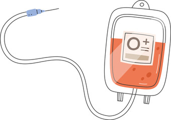 Drop Counter With Blood