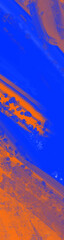 Abstract Blue Orange paint Background. Vector illustration design