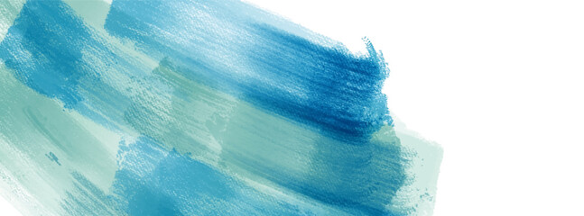 Vector banner shape isolated on white background. Hand drawn abstract paint.