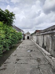 Yogyakarta, Indonesia – January 16, 2020:  Tamansari Water Castle, The Location Is Inside The Palace Of Yogyakarta. Beautiful Place For Vacation In Yogyakarta. Selected Focus