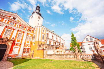 Benedictine monastery Broumov in the Czech Republic