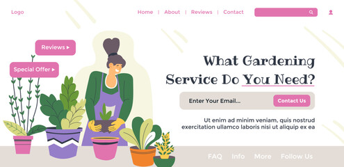 What gardening service do you need, gardener web