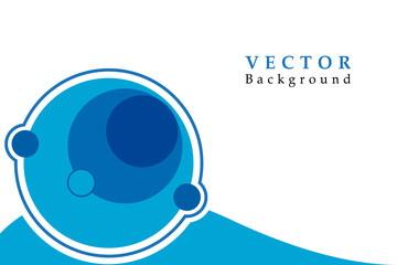 Blue background vector illustration lighting effect graphic for text.