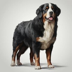 Preciosa imagen de vivos colores de tus compa&ntilde;eros mas fieles, los animales, disfruta de ella y de su tierna mirada