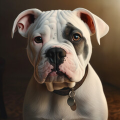 Preciosa imagen de vivos colores de tus compa&ntilde;eros mas fieles, los animales, disfruta de ella y de su tierna mirada