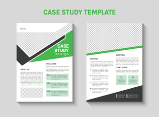 Case study template for a business