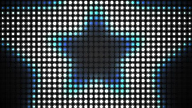 電光掲示板 ドット リング光　星 BG11a_03