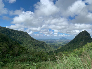 Mount Manabu and Malipunyo offering its breathtaking views of the surrounding landscapes, including lush forests, rolling hills, and nearby towns.