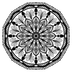mandala circle pattern vintage decorative pattern indian skin painting tattoo oriental art