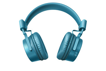 Crystal Clear Sound: Download High-Quality PNG Image of Blue Headphones on Transparent Background, headphones, blue, isolated, transparent background, png,