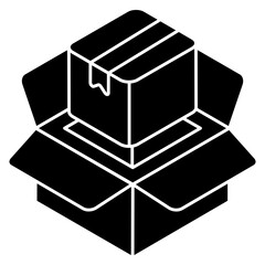 An icon design of unpacking 