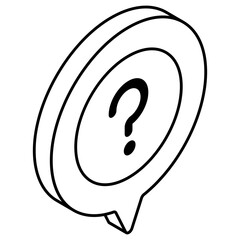 Premium download icon of faq