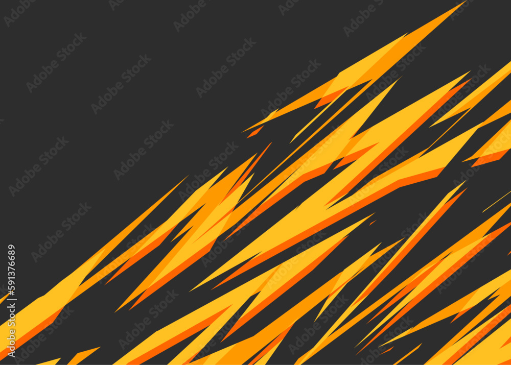 Aufkleber Abstract background with seamless sharp and slash line pattern and with some copy space area
