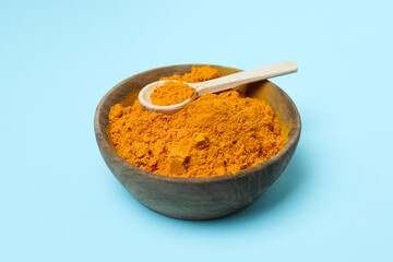 Fragrant seasoning - turmeric, one of the main ingredients in Indian curry