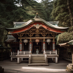 Naklejka premium Shinto Shrine