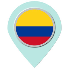 Colombia Location Pin