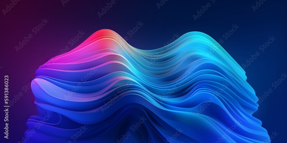 Aufkleber blend gradient bend background for digital wallpaper design. space background. vibrant gradient mesh