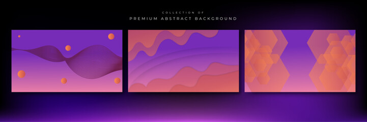 Vector colorful gradient dynamic abstract lines background