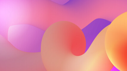 Vector colorful gradient minimalist background