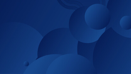 Vector blue flat gradient abstract background