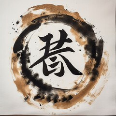 Japanese Calligraphy - obrazy, fototapety, plakaty